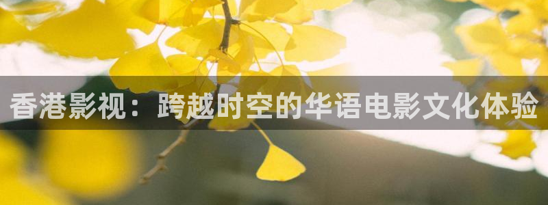 飘花手机电影院：香港影视：跨越时空的华语电影文化体验