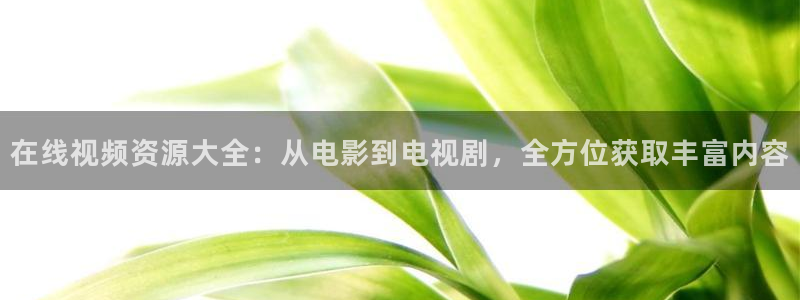飘花影院理论片：在线视频资源大全：从电影到电视剧，全方位获取丰富内容